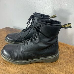 Dr Martens lace up combat style boots